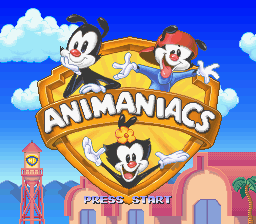 Animaniacs (Japan) Title Screen